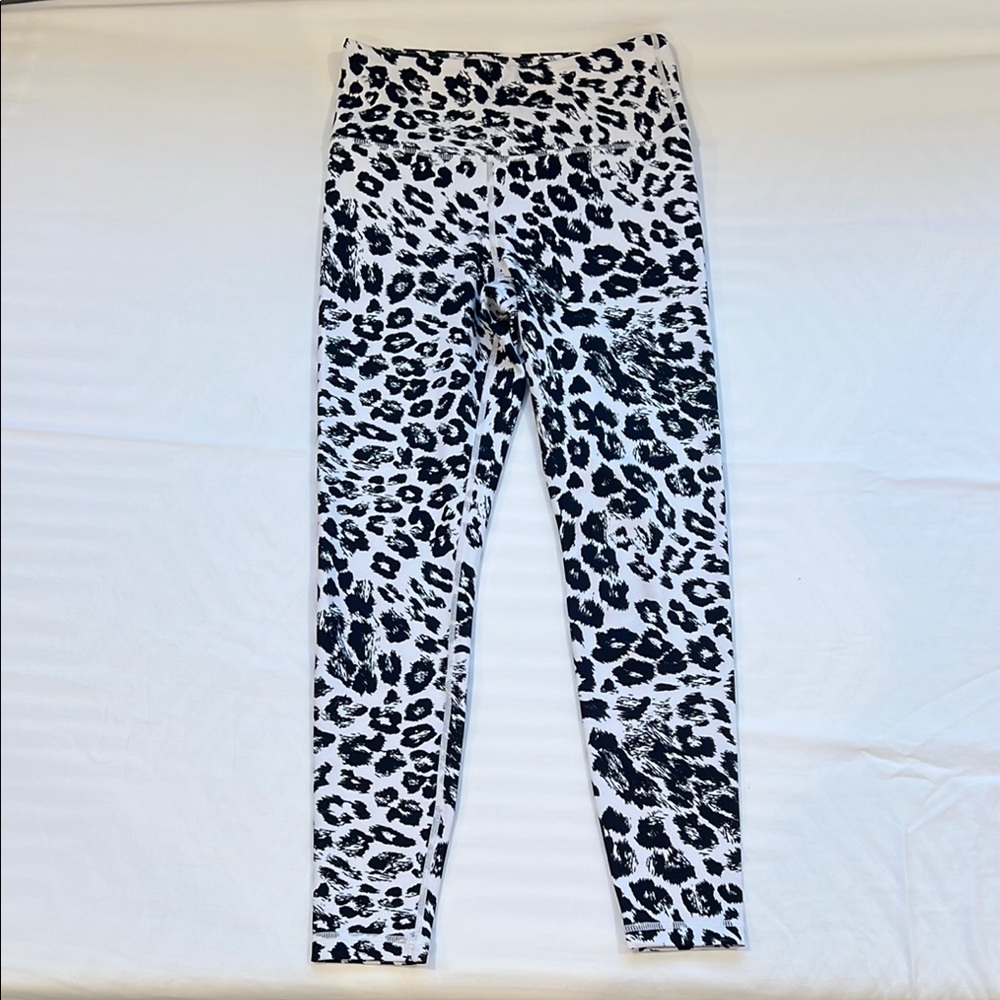 Lilybod Leopard Print black & white Leggings